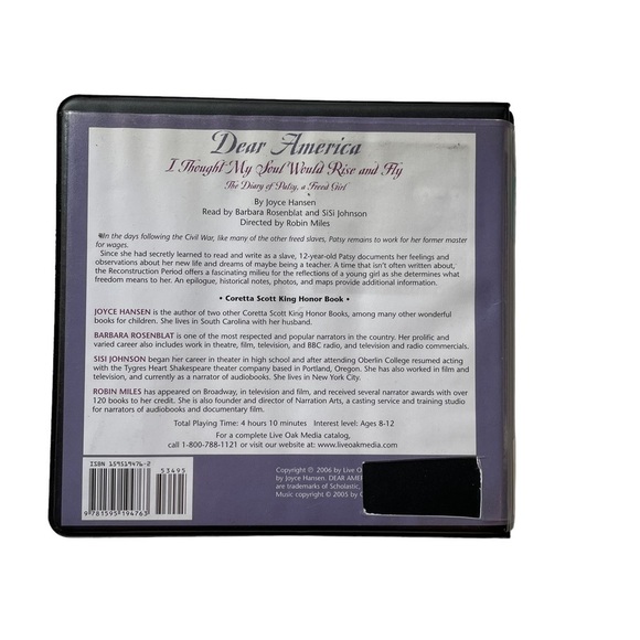 I thought my soul would rise and fly, The diary of Patsy audio book 4 cd disks - Picture 2 of 12